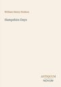 "William Henry Hudson" und "Hampshire Days" sind in einfachem Design auf cremefarbenem Hintergrund zu sehen.