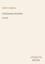 Text: "Sophie Junghans, Verflossene Stunden, Novelle, ANTIQUUM NOVUM". Schlichtes, minimalistisches Design.