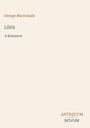 Der Name "George MacDonald", der Titel "Lilith: A Romance". Unten steht "ANTIQUM NOVUM". Ruhiger, minimalistischer Stil.