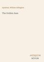 Text: "Apuleius, William Adlington", "The Golden Asse", "ANTIQUM NOVUM". Einfache beige Buchcovergestaltung.