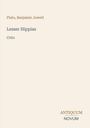Plato: Lesser Hippias, Buch