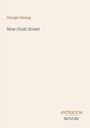 Oben steht "George Gissing", darunter "New Grub Street", unten rechts "ANTIQUM NOVUM" auf cremefarbenem Hintergrund.