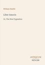 Text: "William Hazlitt, Liber Amoris, Or, The New Pygmalion." Unten rechts: "ANTIQUM NOVUM". Beige Hintergrund.