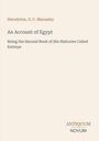 Der Text beschreibt "An Account of Egypt" von Herodotus, mit G. C. Macaulay. Unten steht "ANTIQUM NOVUM".