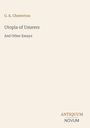 G. K. Chesterton: Utopia of Usurers, Buch