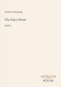"Rudyard Kipling, The Day's Work, Part 1." Beige Hintergrund, Logo unten rechts: ANTIQUUM NOVUM.