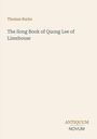 Links oben steht "Thomas Burke". In der Mitte steht "The Song Book of Quong Lee of Limehouse". Unten rechts "ANTIQUM NOVUM".