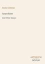 Emma Goldman, Anarchism And Other Essays. Unten rechts: ANTIQUUM NOVUM. Einfacher, minimalistischer Einband.