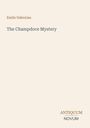 Text: "Emile Gaboriau", "The Champdoce Mystery", "ANTIQUM NOVUM". Helle, minimalistische Buchcovergestaltung.