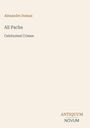 "Alexandre Dumas, Ali Pacha, Celebrated Crimes. Antiquum Novum." Beige Hintergrund, minimalistisches Design.