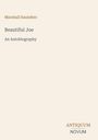 "Marshall Saunders, Beautiful Joe, An Autobiography. ANTIQUUM NOVUM. Schlichtes, minimalistisches Buchcoverdesign."