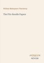 Oben: "William Makepeace Thackeray". Mitte: "The Fitz-Boodle Papers". Unten: "Antiquum Novum". Minimalistisches Cover.