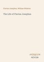 Flavius Josephus, William Whiston. The Life of Flavius Josephus. Antiquum Novum Logo, minimalistisches Design auf hellem Hintergrund.