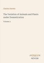Charles Darwin, "The Variation of Animals and Plants under Domestication, Volume 2". Unten rechts: ANTIQUUM NOVUM.