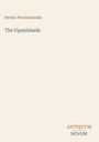 Text: "Swami Paramananda, The Upanishads, ANTIQUUM NOVUM". Einfache, helle Buchcover-Gestaltung.