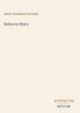 Text: "Annie Hamilton Donnell," "Rebecca Mary," "ANTIQUM NOVUM." Ein minimalistisches Design auf hellem Hintergrund.