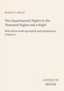 Oben steht "Richard F. Burton". Darunter: "The Supplemental Nights to the Thousand Nights and a Night", "Volume 6". Unten rechts: "ANTIQUM NOVUM".