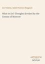 Leo Tolstoy, Isabel Florence Hapgood. What to Do? Thoughts Evoked by the Census of Moscow. ANTIQUUM NOVUM.