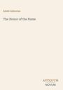 Titel: "The Honor of the Name". Autor: Emile Gaboriau. Logo unten: "ANTIQUM NOVUM". Heller Hintergrund.