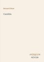 Text: "Bernard Shaw", "Candida", "ANTIQUM NOVUM". Beigefarbener Hintergrund, minimalistisches Layout.