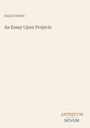 Text: Daniel Defoe, An Essay Upon Projects, ANTIQUUM NOVUM. 
Hintergrund: Beige, minimalistisch.