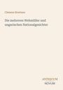 Text: Clemens Brentano, Die mehreren Wehmüller und ungarischen Nationalgesichter, ANTIQUUM NOVUM. Auf beigem Hintergrund.