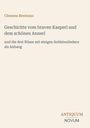Text: "Geschichte vom braven Kasperl und dem schönen Annerl" von Clemens Brentano. Unten rechts: "ANTIQUM NOVUM".