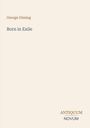 George Gissing, Born in Exile. Unten rechts steht ANTIQUUM NOVUM. Beige Hintergrund, minimalistische Gestaltung.
