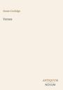 Oben steht "Susan Coolidge, Verses". Unten rechts steht "ANTIQUM NOVUM". Beige Hintergrund.