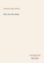 Buchtitel: "All's for the Best" von Timothy Shay Arthur. Unten: "ANTIQUM NOVUM". Einfaches, elegantes Design.