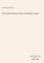 Der Text zeigt: "Cuthbert Bede" und "The Adventures of Mr. Verdant Green". Unten rechts: "Antiquum Novum". Hintergrund ist beige.