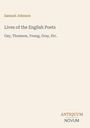 Text: "Samuel Johnson, Lives of the English Poets, Gay, Thomson, Young, Gray, Etc. ANTIQUUM NOVUM". Schlichtes Design.