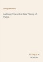 Titel: "An Essay Towards a New Theory of Vision". Autor: George Berkeley. Unten rechts: ANTIQUUM NOVUM. Beige Hintergrund.