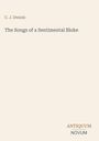 C. J. Dennis, "The Songs of a Sentimental Bloke". Darunter steht "ANTIQUM NOVUM" in einem minimalistischen Design.