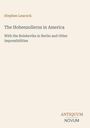 Text: Stephen Leacock, The Hohenzollerns in America, With the Bolsheviks in Berlin and Other Impossibilities. Unten rechts: ANTIQUUM NOVUM. Beige Hintergrund.