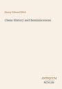 "Henry Edward Bird," "Chess History and Reminiscences," "ANTIQUM NOVUM" – schlichte Hintergrundgestaltung.
