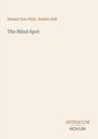 „Homer Eon Flint, Austin Hall. The Blind Spot. ANTIQUUM NOVUM.“ Minimalistisches Design auf beigem Hintergrund.
