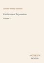 "Evolution of Expression, Volume 1" von Charles Wesley Emerson. Unten rechts steht "ANTIQUM NOVUM". Schlichtes Design.