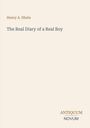 „Henry A. Shute. The Real Diary of a Real Boy.“ Unten steht „ANTIQUM NOVUM“. Cremefarbener Hintergrund.