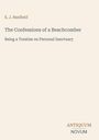 Titel: "The Confessions of a Beachcomber". Autor: E. J. Banfield. Unten steht "ANTIQUM NOVUM". Beige Hintergrund.