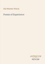 Text: "Ella Wheeler Wilcox. Poems of Experience. ANTIQUUM NOVUM." Schlichtes, minimalistisches Design mit beigem Hintergrund.