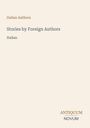 "Stories by Foreign Authors: Italian Authors. Antiquum Novum unten rechts auf beigem Hintergrund."