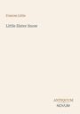 Text: "Frances Little", "Little Sister Snow", "ANTIQUM NOVUM". Beige Hintergrund, minimalistisches Design.