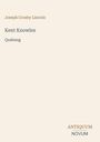 Text: „Joseph Crosby Lincoln“, „Kent Knowles“, „Quahaug“, „ANTIQUUM NOVUM“. Minimalistisches Design auf hellem Hintergrund.