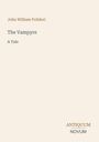 Text: "John William Polidori", "The Vampyre", "A Tale", "ANTIQUM NOVUM". Gestaltung: einfarbiger Hintergrund.