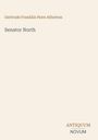 Text: "Gertrude Franklin Horn Atherton", "Senator North", "ANTIQUM NOVUM". Beige Hintergrund, minimalistisches Design.