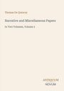 Thomas De Quincey, "Narrative and Miscellaneous Papers", Volume 2, Antiquum Novum-Logo unten rechts.