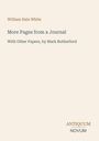 Buchtitel: "More Pages from a Journal". Autor: William Hale White. Verlag unten: "ANTIQUM NOVUM". Schlichtes Design.