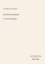 Friedrich Schiller: Die Piccolomini, Buch