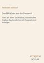 Ferdinand Raimund: Das Mädchen aus der Feenwelt, Buch